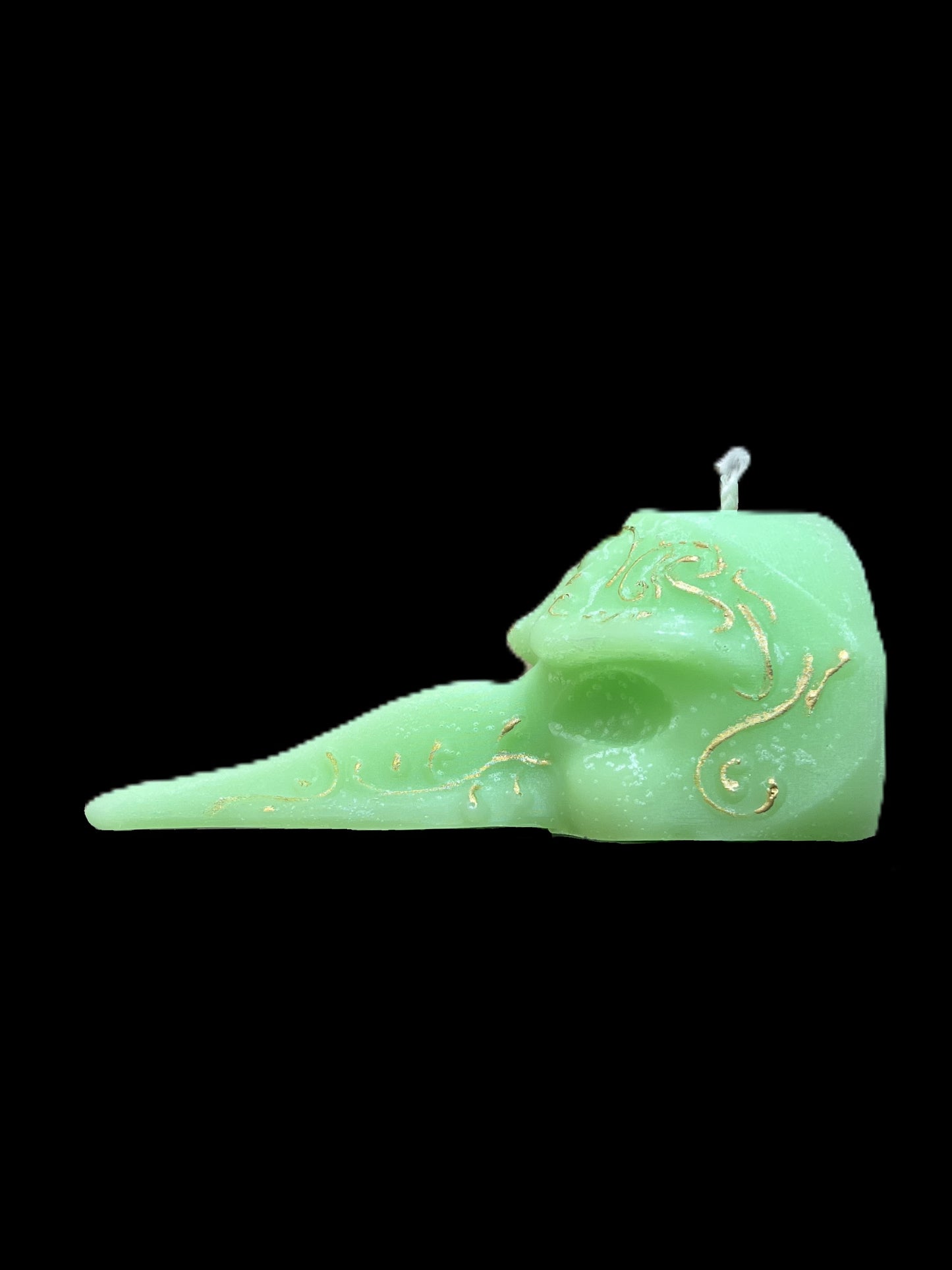 MASCHERA MEDICO DELLA PESTE verde