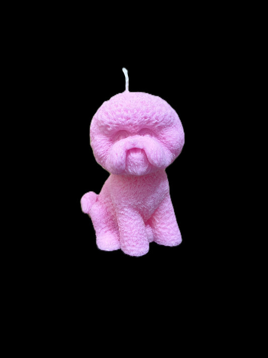 BICHON FRISè rosa