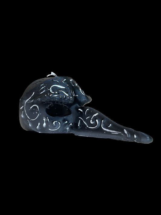 MASCHERA DEL MEDICO DELLA PESTE nero