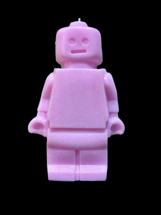 Lego Candle pink