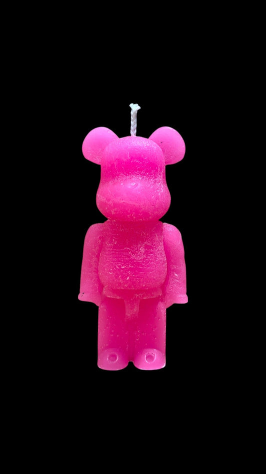 BEARBRICK fucsia