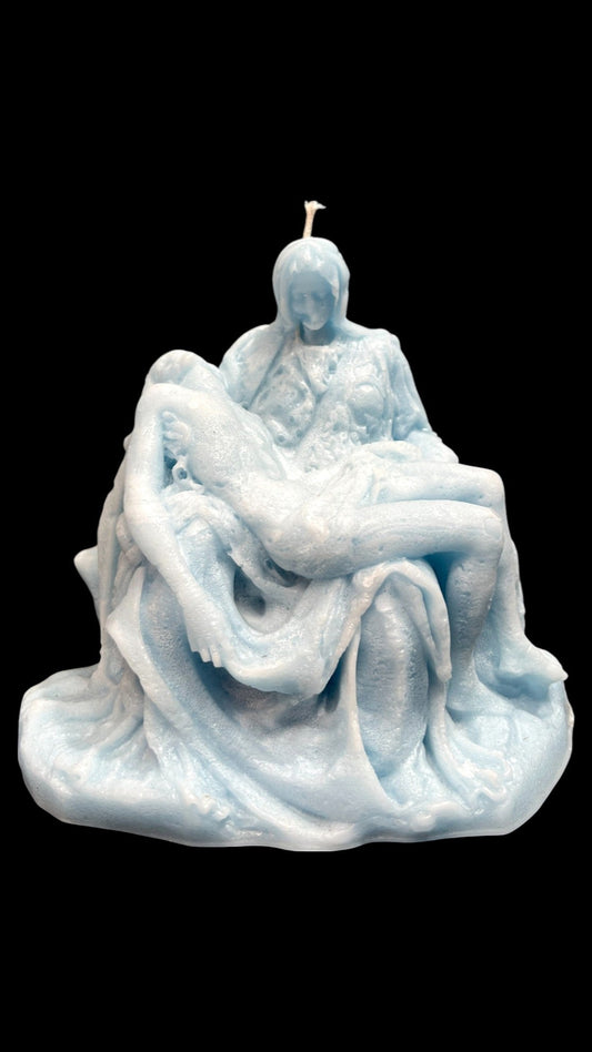 LA PIETÀ DI MICHELANGELO azzurra