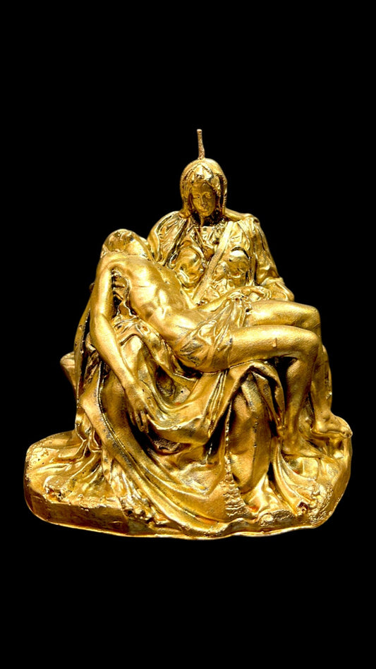 LA PIETÀ  DI MICHELANGELO oro