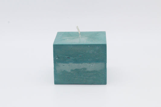 Sea water square raw effect candle