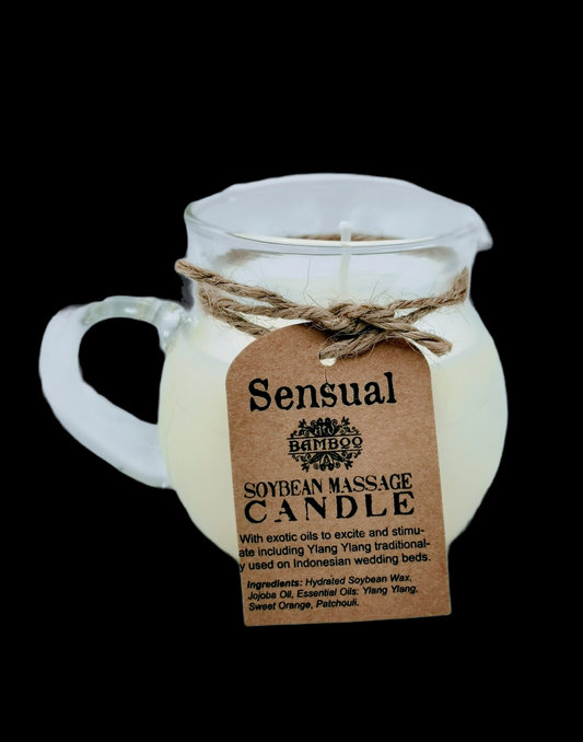 Sensual massage candle