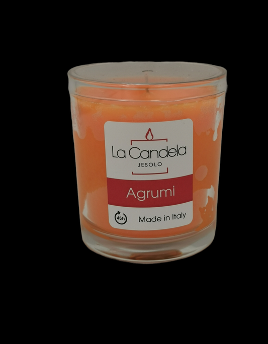 Citrus scented candle 45 hours