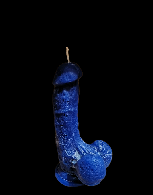 Sexy blaue Kerze