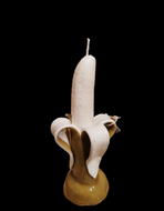 Banana Candle marrone