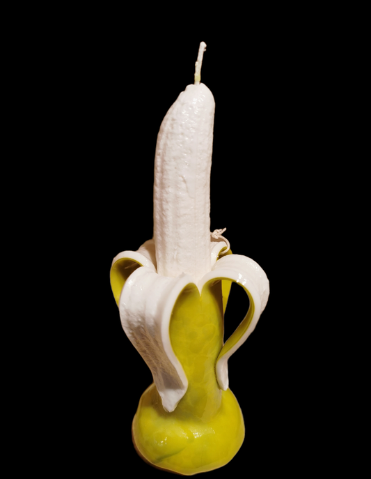 Lindgrüne Bananenkerze