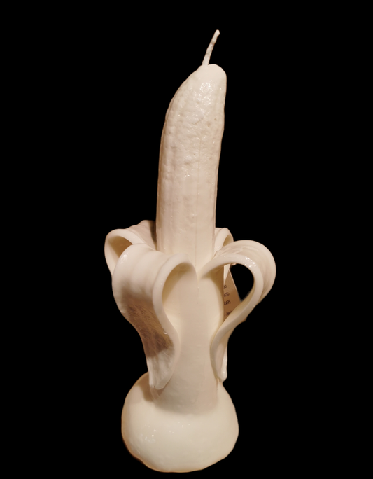 White Banana Candle