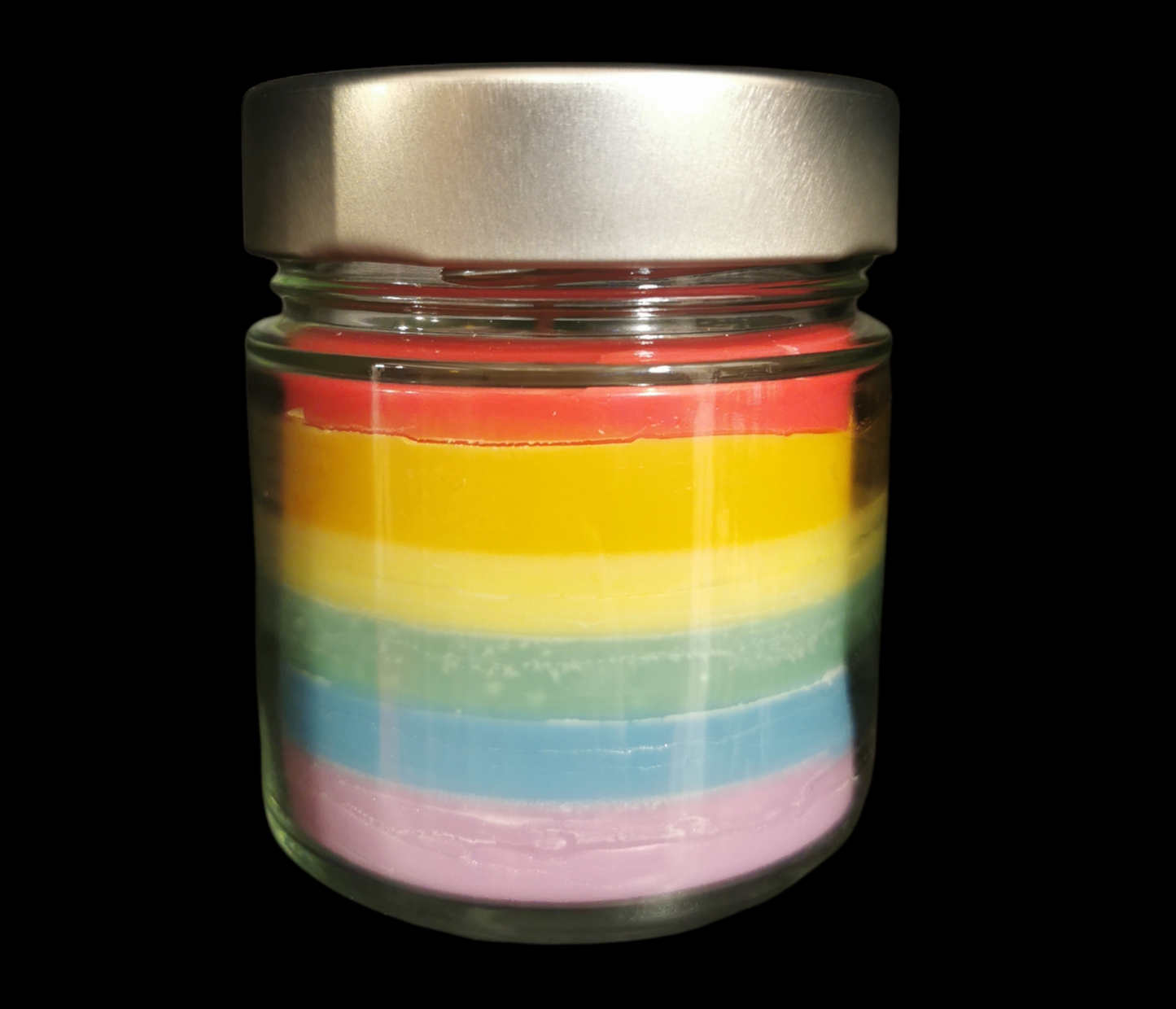 Raimbow natural scented candle