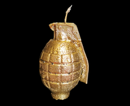 Candela granata oro