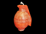 Candela granata rossa