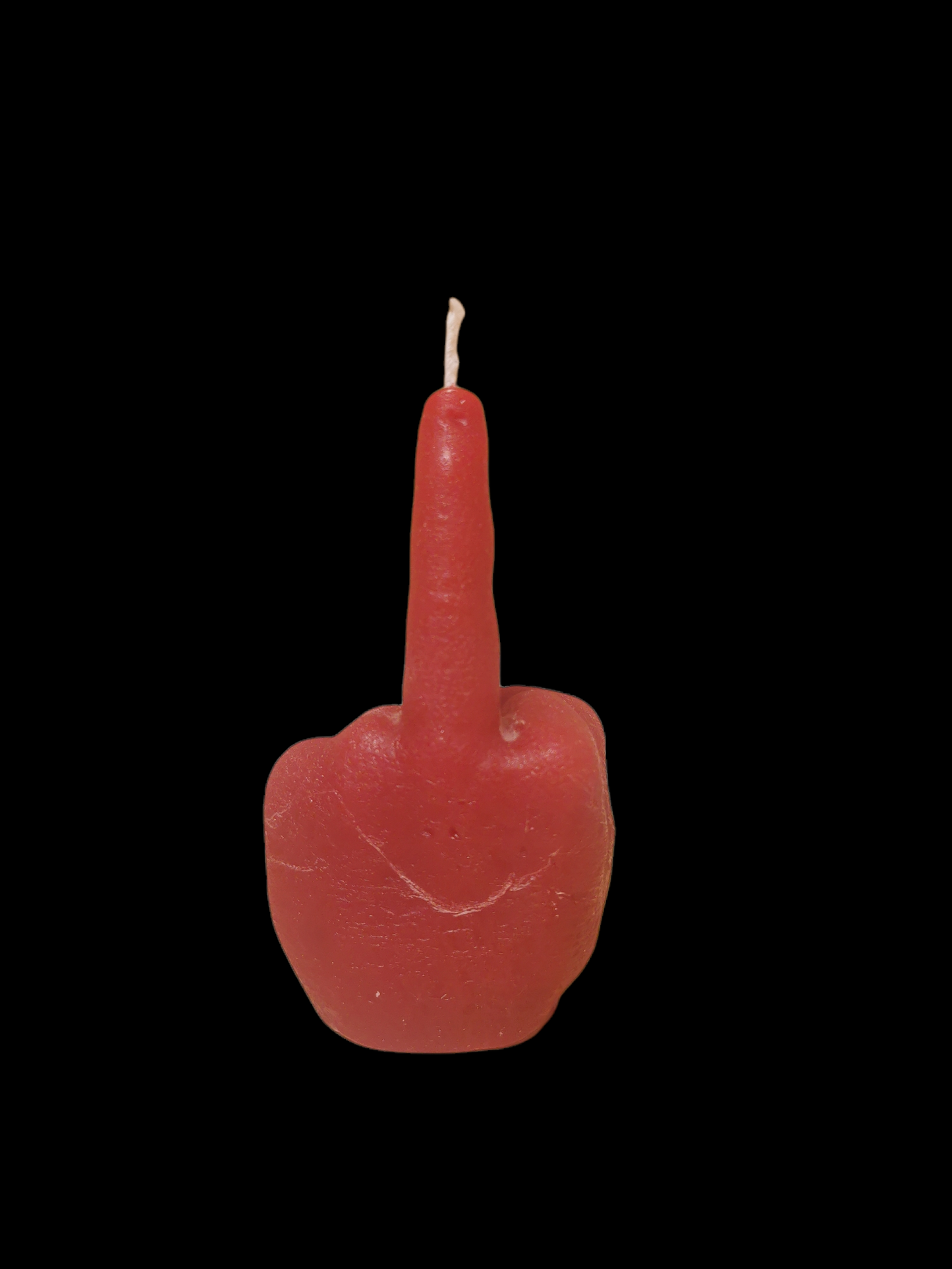 Fuck You hand candle