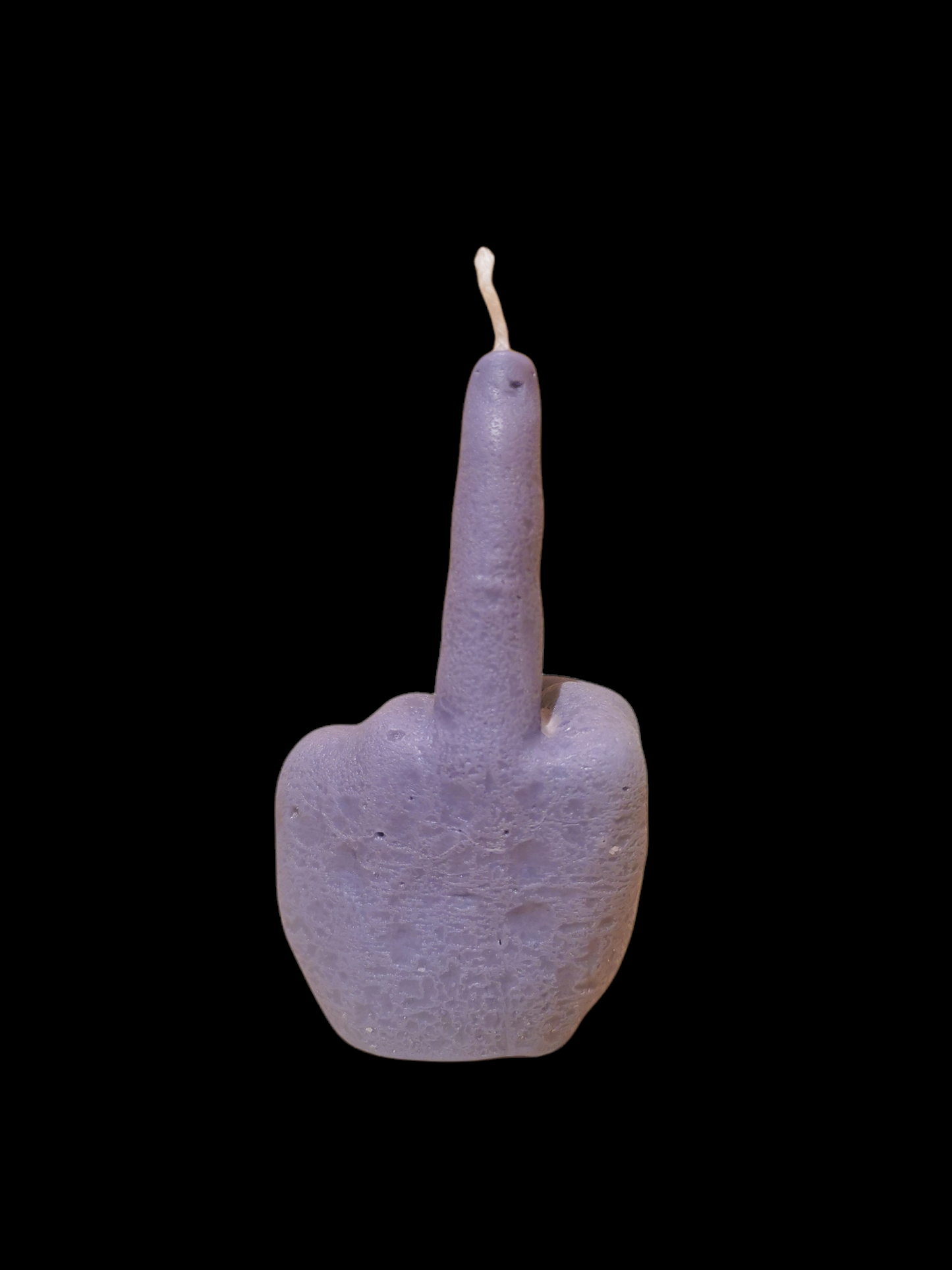 Fuck You hand candle